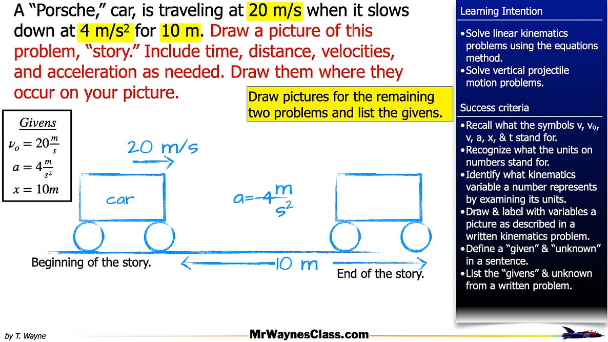 003 Kinematics Problem Solving w-vectors 2026.006