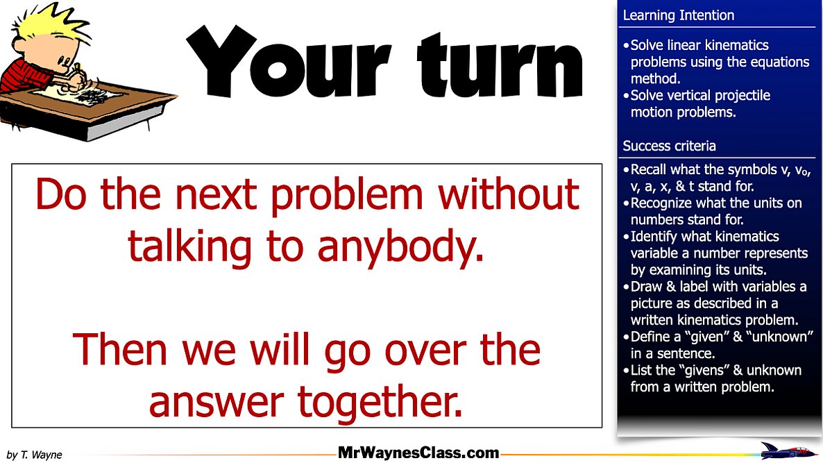 003 Kinematics Problem Solving w-vectors 2026.008
