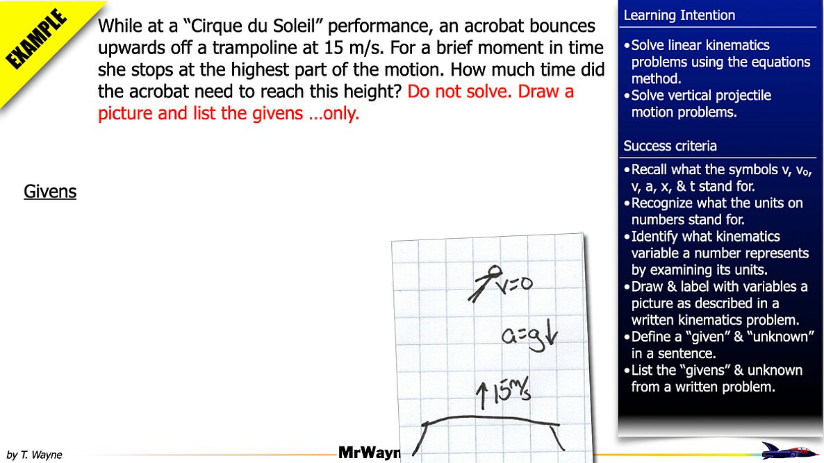 003 Kinematics Problem Solving w-vectors 2026.009
