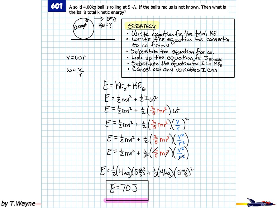 Rotational Energy and Momentum Answers.005