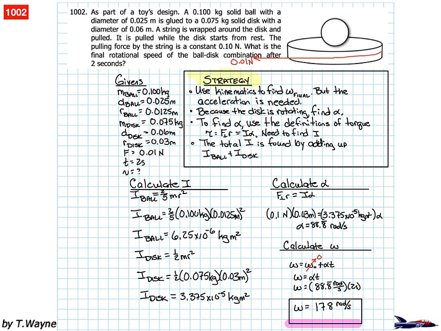 Rotational Energy and Momentum Answers.028