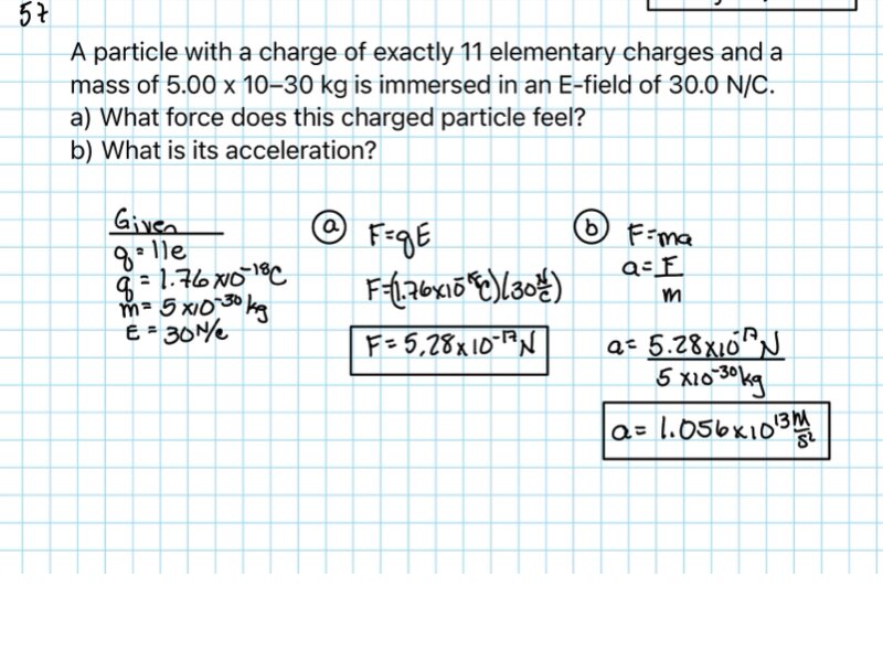 AP Coulomb and Electrostatics Answers.041