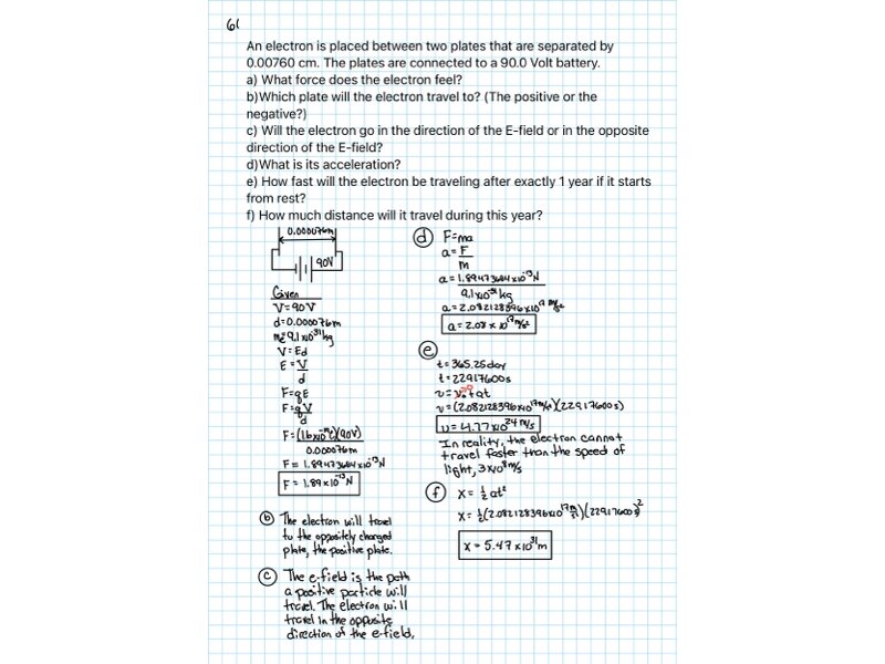 AP Coulomb and Electrostatics Answers.046