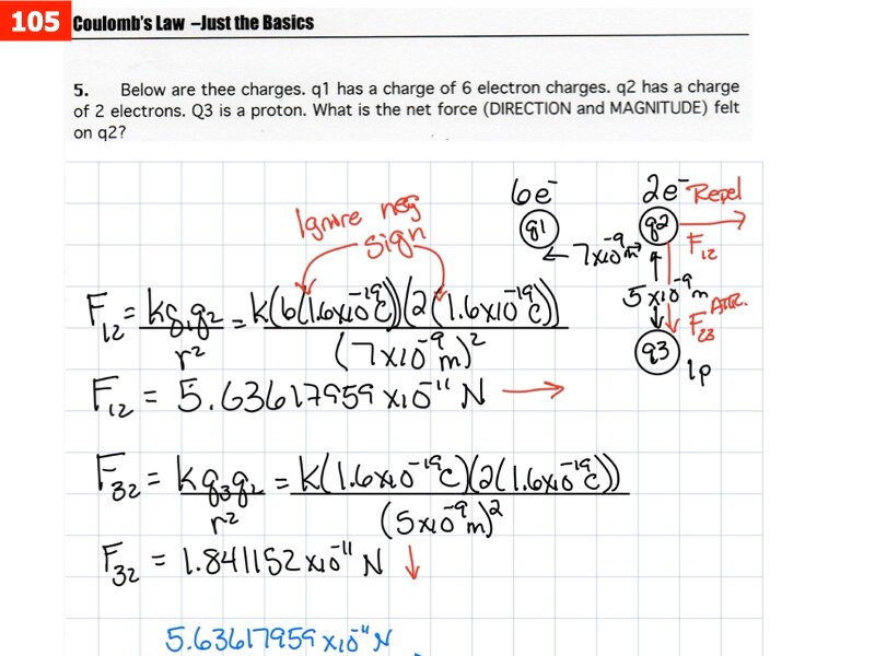 AP Coulomb and Electrostatics Answers.053