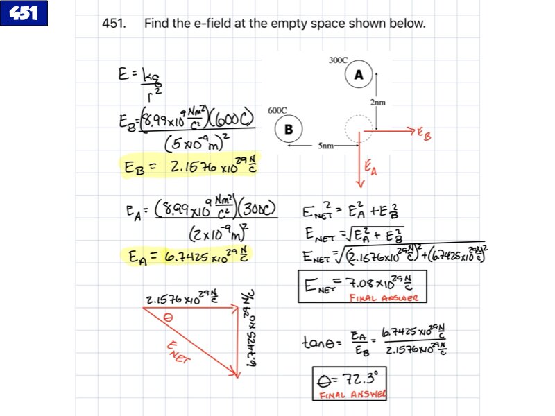 AP Coulomb and Electrostatics Answers.085
