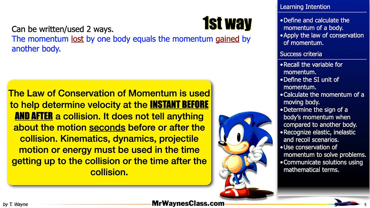 001 Momentum Linear Colliions.005