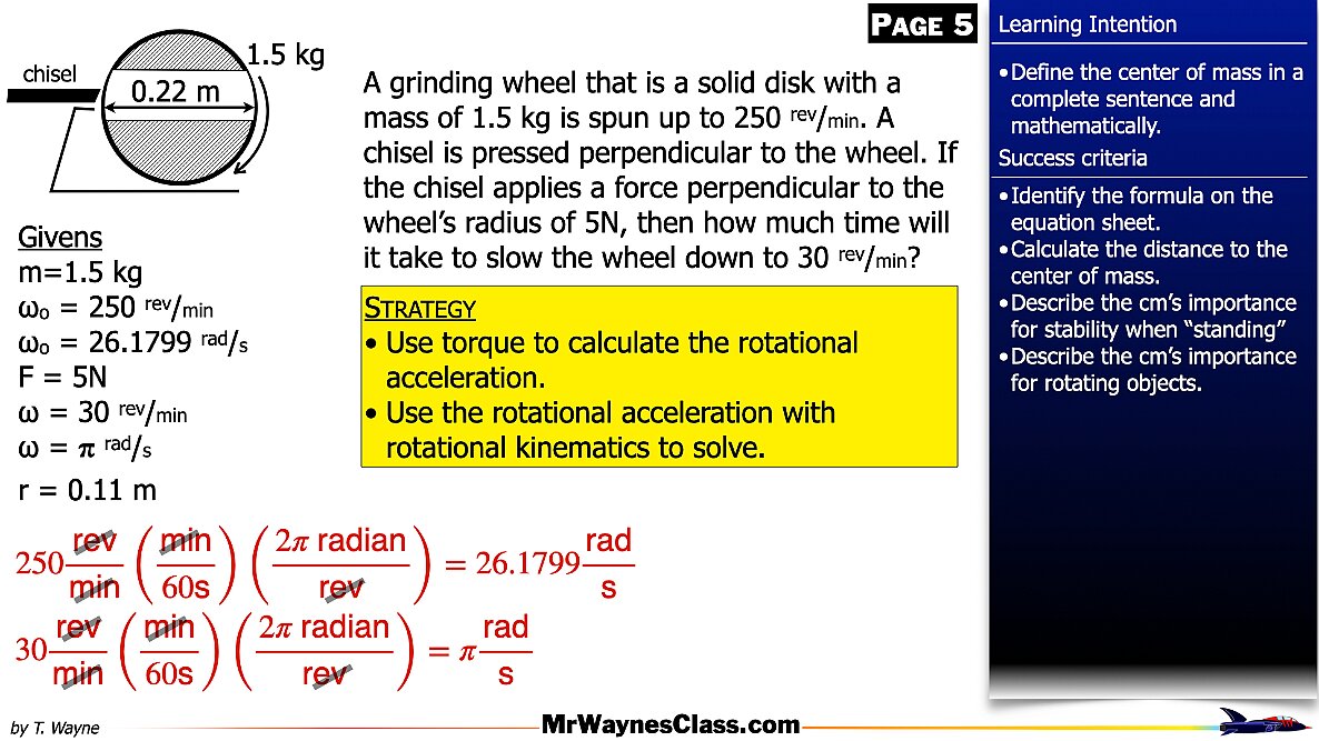 005 Torque for rotational motion.033