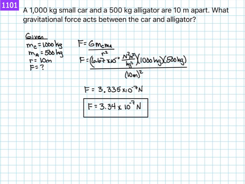 Univerisal Gravity answers.055