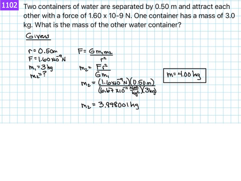 Univerisal Gravity answers.056