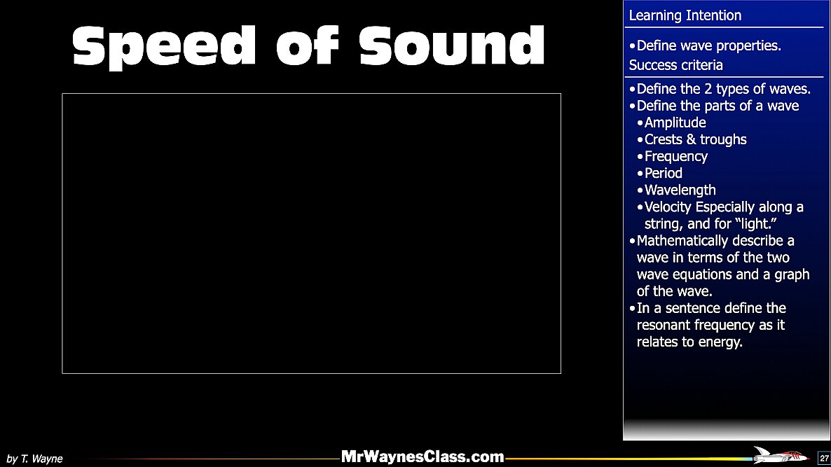 002 wave - Frequency and Speed of Sound.027