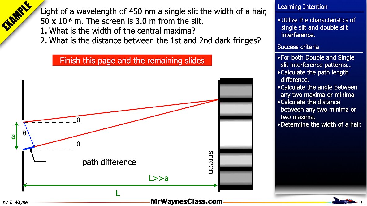 007 Wave - Interference Single Double Slit.034